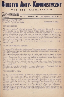 Biuletyn Anty-Komunistyczny. 1937, nr 6