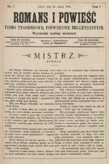 Romans i powieść : pismo tygodniowe poświęcone beletrystyce. 1900, nr 7