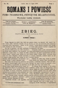 Romans i powieść : pismo tygodniowe poświęcone beletrystyce. 1900, nr 23