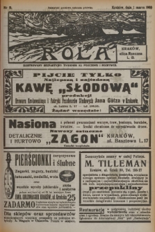 Rola : ilustrowany bezpartyjny tygodnik ku pouczeniu i rozrywce. 1936, nr 9