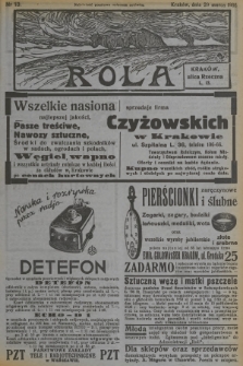 Rola : ilustrowany bezpartyjny tygodnik ku pouczeniu i rozrywce. 1936, nr 13