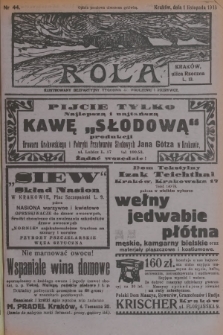 Rola : ilustrowany bezpartyjny tygodnik ku pouczeniu i rozrywce. 1936, nr 44