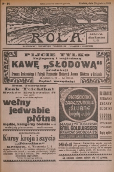 Rola : ilustrowany bezpartyjny tygodnik ku pouczeniu i rozrywce. 1936, nr 51