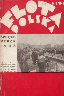 Flota Polska : czasopismo gospodarcze dla spraw żeglugi morskiej, powietrznej i kolonjalnych. 1933, nr 14