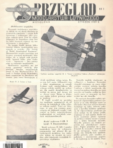 Przegląd Modelarstwa Lotniczego. 1939, nr 1