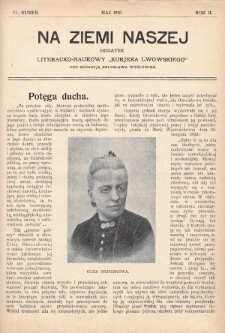 Na Ziemi Naszej : dodatek literacko-naukowy „Kurjera Lwowskiego”. 1910, nr 11