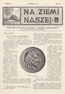 Na Ziemi Naszej : dodatek literacko-naukowy „Kurjera Lwowskiego”. 1911, nr 11