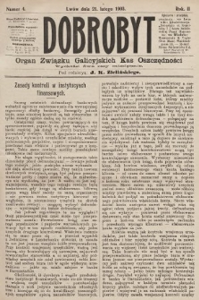 Dobrobyt : organ Związku Galicyjskich Kas Oszczędności. 1903, nr 4