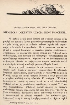 Przegląd Wojsk Pancernych : miesięcznik wydawany przez Dowództwo Broni Pancernych. 1938, nr 8