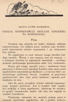 Przegląd Wojsk Pancernych : miesięcznik wydawany przez Dowództwo Broni Pancernych. 1938, nr 10