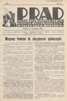 Prąd : organ Rady Okręgowej Unji Związków Zawod. Pracowników Umysłowych w Krakowie. 1934, nr 6