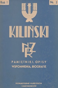 Kiliński : NZR : pamiętniki, opisy, wspomnienia, biografje. 1936, nr 2