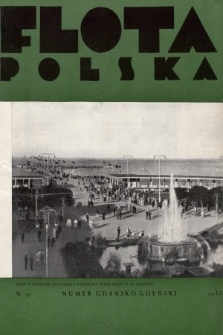 Flota Polska : czasopismo gospodarcze dla spraw żeglugi morskiej, powietrznej i kolonjalnych. 1935, nr 27