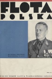 Flota Polska : czasopismo gospodarcze dla spraw żeglugi morskiej, powietrznej i kolonjalnych. 1937, nr 38