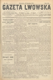Gazeta Lwowska. 1911, nr 14