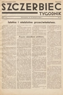 Szczerbiec : tygodnik. R. 8 [i.e. 9], 1934, nr 3