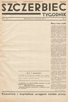 Szczerbiec : tygodnik. R. 8 [i.e. 9], 1934, nr 7