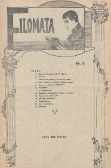 Filomata : pismo młodzieży szkolnej. 1922, nr 3