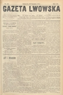 Gazeta Lwowska. 1911, nr 20