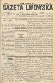 Gazeta Lwowska. 1911, nr 21