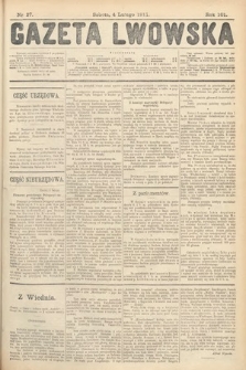 Gazeta Lwowska. 1911, nr 27