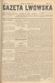 Gazeta Lwowska. 1911, nr 36