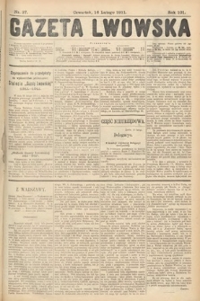 Gazeta Lwowska. 1911, nr 37