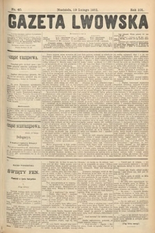 Gazeta Lwowska. 1911, nr 40