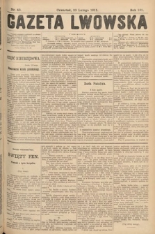 Gazeta Lwowska. 1911, nr 43
