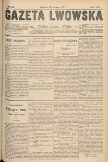 Gazeta Lwowska. 1911, nr 45