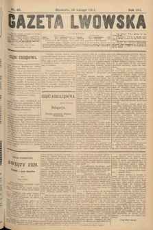 Gazeta Lwowska. 1911, nr 46