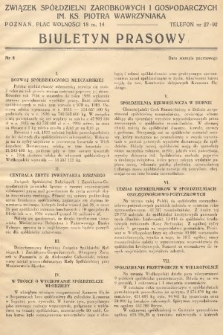 Biuletyn Prasowy. 1937, nr 8