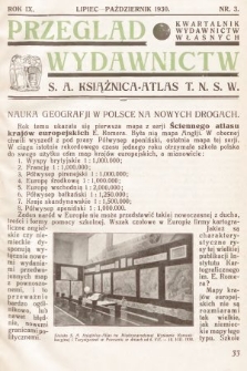 Przegląd Wydawnictw : kwartalnik wydawnictw własnych. R. 11, 1930, nr 3