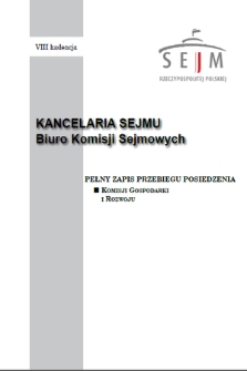 Pełny Zapis Przebiegu Posiedzenia Komisji Gospodarki i Rozwoju (nr 4) z dnia 7 stycznia 2016 r.