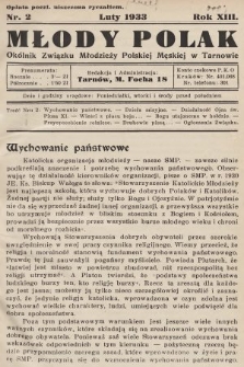 Młody Polak : okólnik Związku Młodzieży Polskiej Męskiej w Tarnowie. 1933, nr 2
