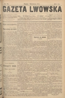 Gazeta Lwowska. 1911, nr 79
