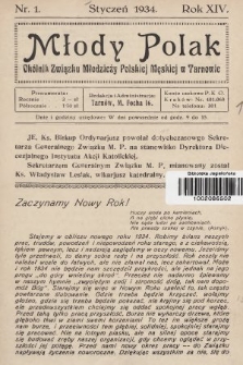 Młody Polak : okólnik Związku Młodzieży Polskiej Męskiej w Tarnowie. 1934, nr 1