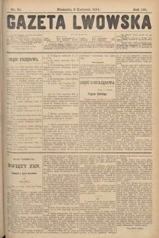 Gazeta Lwowska. 1911, nr 81