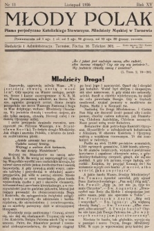 Młody Polak : pismo perjodyczne Katolickiego Stowarzysz. Młodzieży Męskiej w Tarnowie. 1936, nr 11
