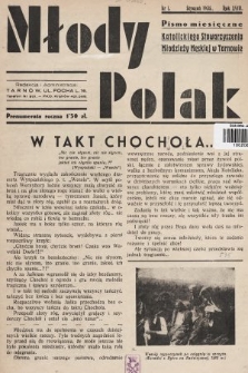 Młody Polak : pismo miesięczne Katolickiego Stowarzyszenia Młodzieży Męskiej w Tarnowie. 1938, nr 1