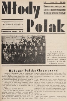 Młody Polak : pismo miesięczne Katolickiego Stowarzyszenia Młodzieży Męskiej w Tarnowie. 1938, nr 3