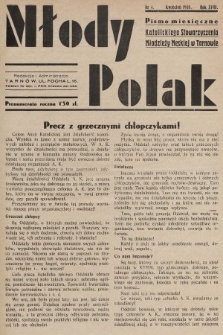 Młody Polak : pismo miesięczne Katolickiego Stowarzyszenia Młodzieży Męskiej w Tarnowie. 1938, nr 4