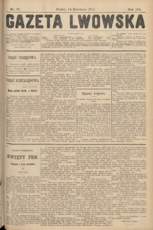 Gazeta Lwowska. 1911, nr 85