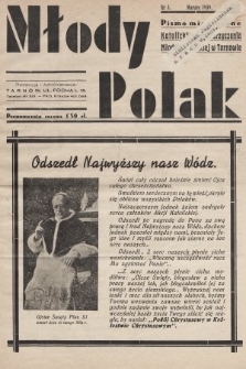 Młody Polak : pismo miesięczne Katolickiego Stowarzyszenia Młodzieży Męskiej w Tarnowie. 1939, nr 3