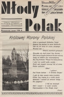 Młody Polak : pismo miesięczne Katolickiego Stowarzyszenia Młodzieży Męskiej w Tarnowie. 1939, nr 5