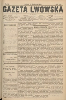 Gazeta Lwowska. 1911, nr 91