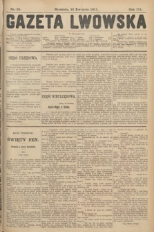 Gazeta Lwowska. 1911, nr 92