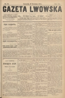 Gazeta Lwowska. 1911, nr 95
