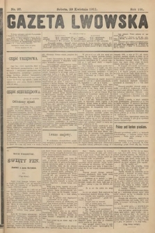 Gazeta Lwowska. 1911, nr 97