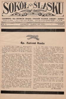 Sokół na Śląsku : czasopismo dla członków Związku Sokołów Polskich Dzielnicy Śląskiej. 1927, nr 3